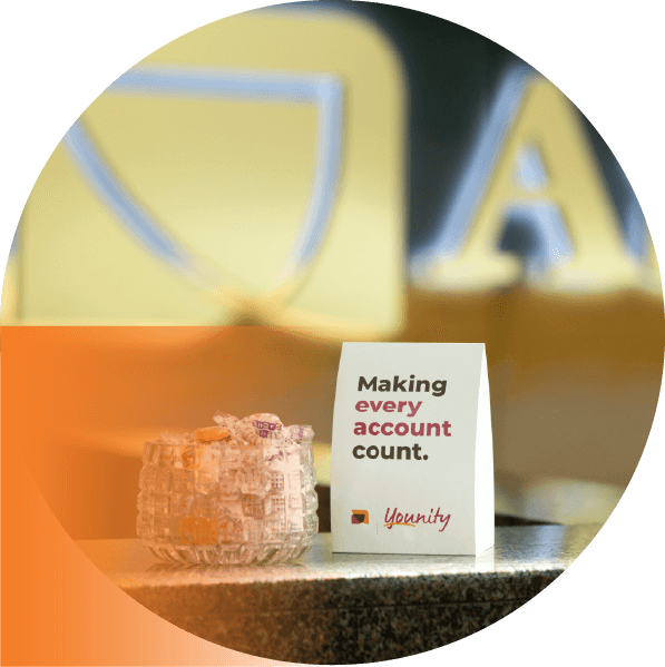 Begin a banking relationship.